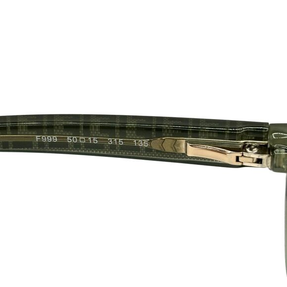 Fendi F999 Eyeglass Frames 135 Green | Eye-Bridge-Temple 50-15-135 | Italy - Picture 13 of 13